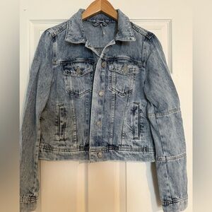 Free people denim jacket, size S